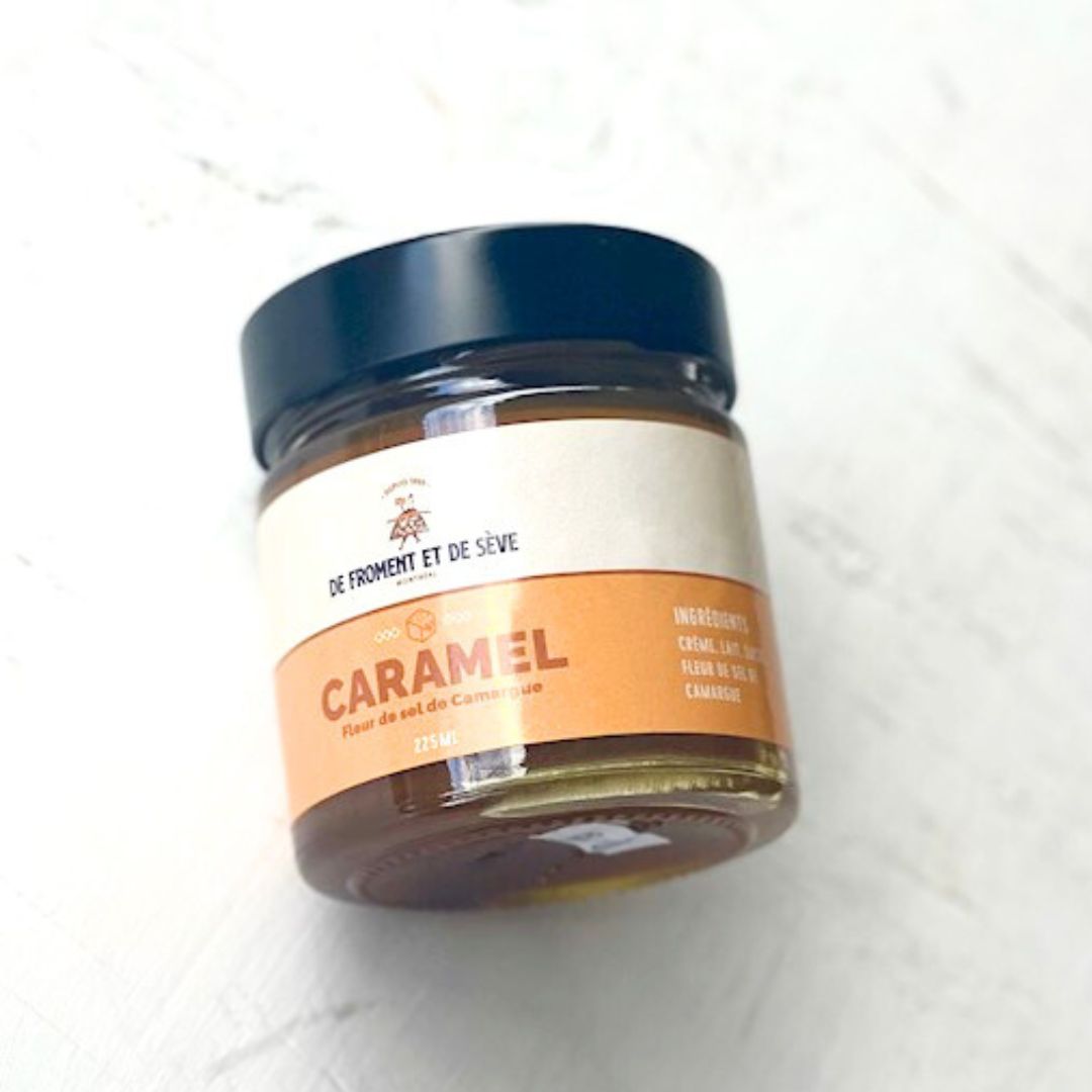 Pot de caramel fleur de sel artisanal