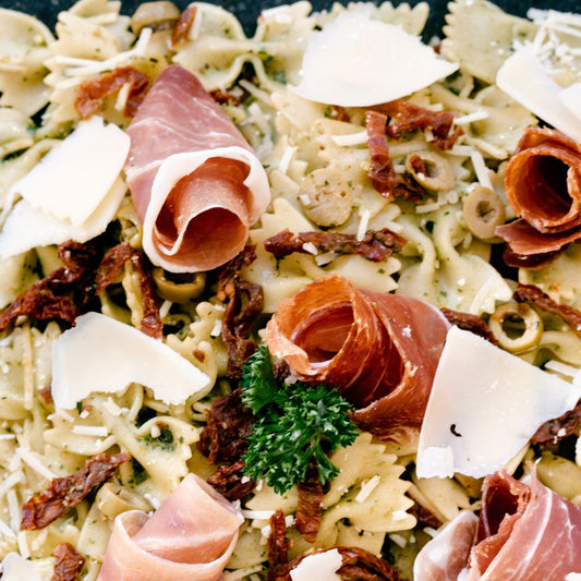 Salade de pâtes et prosciutto