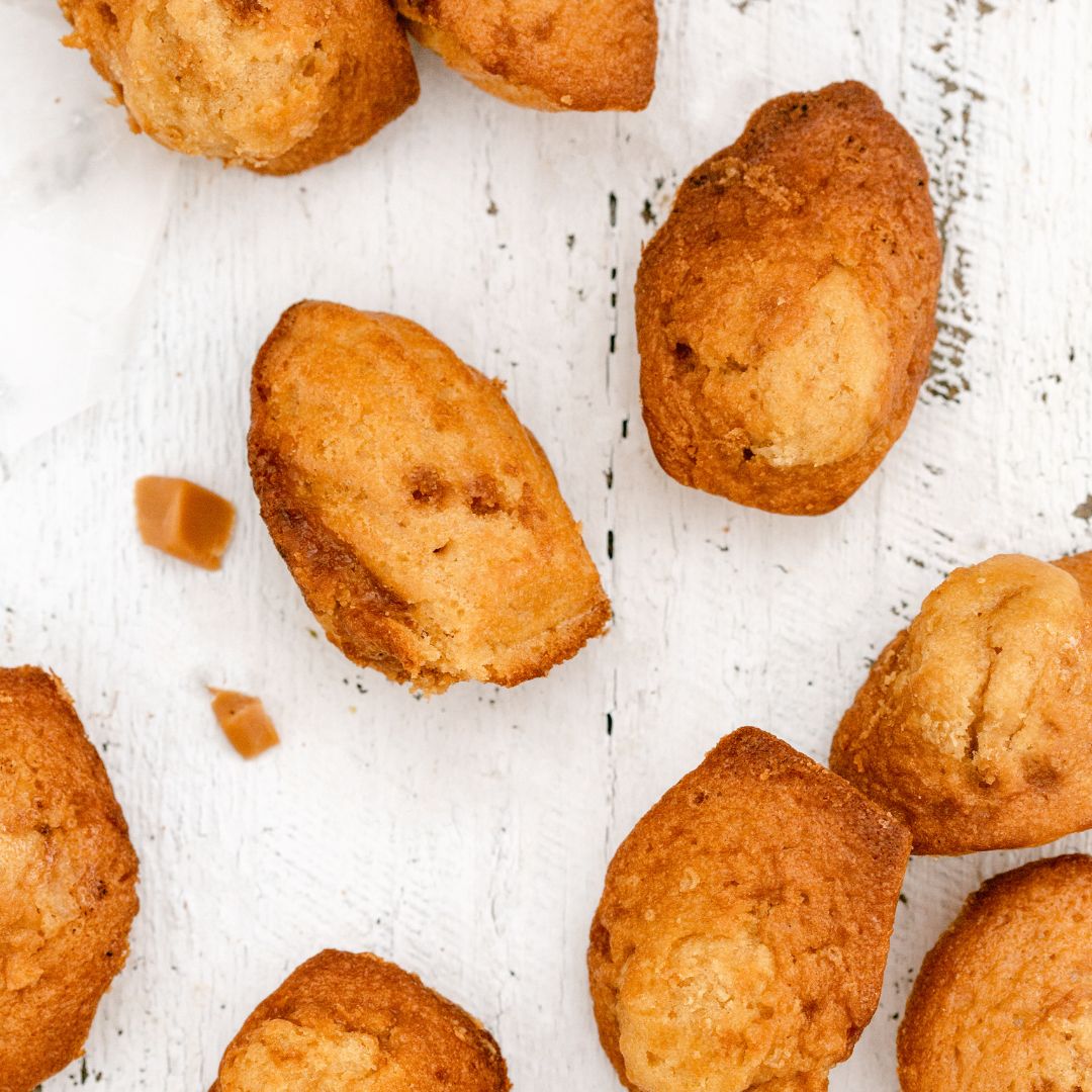 Madeleines au caramel